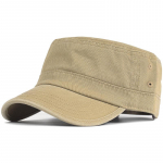 Kvaliteetne pestud puuvillane lame silindrim&uuml;ts vabaaja s&otilde;jav&auml;e m&uuml;tsid meeste naiste kadettide armee m&uuml;ts Unikaalne disain vintage reguleeritav Adjustable 56-59 cm