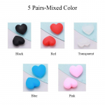 5 paari pehmest silikoonist libisemisvastane k&auml;epide prillide jaoks Templiotsad K&otilde;rvakonks Prillide tarvikud