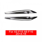 2 tk auto esitulede kulmude kate S&uuml;sinikkiust kleebised kaunistus autotarvikud BMW X5 M50d F15 X6 F16 jaoks 2pcs-X5 F15 X6 F16