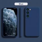 Luksuslik kandiline vedel silikoon&uuml;mbris Samsung Galaxy S25 S24 S23 FE S22 Ultra S21 S20 S10 Plus A52 A53 A54 A33 A72 A32 4G 5G pehme kate For Samsung S22 Plus