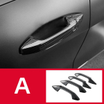 Kia Sportage NQ5 2022 2023 autole Pegangan Pintu Mangkuk Pintu trimmikate Automaatk&auml;epideme uksekauss Tarvikud Carbon Fber A 4pcs black