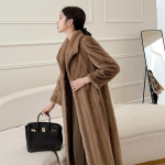 Uus naaritsa karusnahast kasukas naiste tuulejope gradient keskkonnakaitse naaritsa karusnaha imitatsioon karusnahast sametmantel S