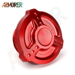 For YAMAHA MT09 MT 09 MT-09 Tracer FJ-09 FZ09 Mootorrataste tarvikud CNC mootori&otilde;li korgi polt Kruvikate 2013 - NO LOGO Red pink