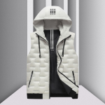 Sulejope Suur kapuutsiga vest soe vest varrukateta l&uuml;hike kerge jope v&auml;lispidiseks kandmiseks 8XL