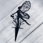 Haldjaaia metallsildid &otilde;ues aiahaldjad &otilde;ues haldja siluett Kuju Haldja oks Kaunistus haldja k&auml;sit&ouml;&ouml; style 1