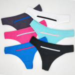 6 tk/partii, Naiste puuvillane aluspesu alusp&uuml;ksid Seksikas pesu Femme naiste stringid pits G stringid tangasprint t&uuml;drukud armsad M