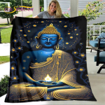 Budismi usk Sakyamuni Buddha Guanyin Bodhisattva Religiooni tekk Pehme tekk Kodu palvetamiseks Magamistoa voodid Diivani kate 125x150cm 50x60inch