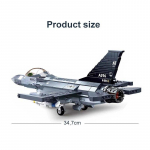 S&otilde;jav&auml;es&otilde;idukid Lennukikomplektid SWAT Armee Linnapolitsei F-16C Falcon Fighter Ehitusklotsid DIY Relv tellised Klassikalised laste m&auml;nguasjad No Box