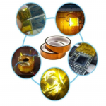 K&otilde;rgtemperatuuriline pol&uuml;imiidist k&otilde;rge temperatuuriga teip, silikoonliim 10mm wide*33m long 2 pieces