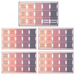 5 lehte piiblisildi kleebised suure tr&uuml;kiga Lihtne peale kanda Stiilsed Boho v&auml;rvid Vastupidav disain Maatoonis Kuldfooliumist piiblikaardid