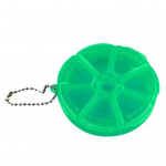 Travel Pill Box Mini for Gift Kerge kaaluga ravimikonteiner Universaalne dekoratiivne armas roheline