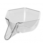 Multifunktsionaalne &auml;ravoolukorv k&auml;epidemega, suure mahutavusega toidukvaliteediga BPA-vaba k&ouml;&ouml;gikraanikauss. puhas