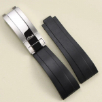 21 20 mm must sinine pruun sinine kummist kellarihm Rolex allveelaeva DMT Daytona rihma kleeplindile Delpoyment klamber krooniga logoga 3 21mm with logo