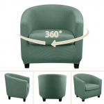 Elastne jacquard kate vannitoolile elutuba 1 istmega diivani kate &Uuml;hekohaline m&ouml;&ouml;bel diivan pestav tugitooli kate Universal size