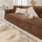 Paks pehme diivani kate Nordic Modern - Libisemiskindel diivanipadja kate &Uuml;hev&auml;rviline Talvine soe tolmu - Kindel diivani istmekate Kodusisustus 1pc 30x50 pillowcase