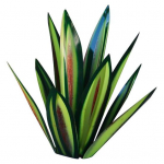 Tequila skulptuur Tekiila kujuga aiakaunistused roostevabast terasest aia tequila kujukesed kodukaunistus S sinine