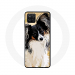 Samsung Galaxy A12 Case Continental k&auml;&auml;busspanjeli liblikas koerat&otilde;ug