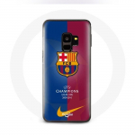 Samsung Galaxy S9 pluss FC Barcelona logoga jalgpallimeeskonna &uuml;mbris