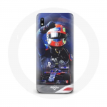 &Uuml;mbris Samsung Galaxy A10 Vormel 1 Pierre Gasly F1 Racing Driveri jaoks, punane sinine