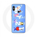 &Uuml;mbris Xiaomi Redmi Note 5 AI kahe kaamera BTS Bangtan Sonyeondan BT21 Van Tata Chimmy Cooky Rj Koya Shooky Et Mang jaoks