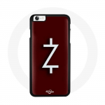 Iphone 5 Ozark Season 4 Logo Z &uuml;mbris valge punase taustaga