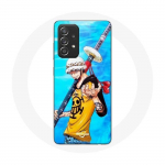 Coque pour Samsung Galaxy A33 5G One Piece Manga Trafalgar Law ep&eacute;e