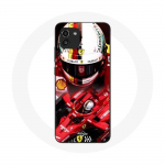 Coque Samsung Galaxy A03 Formule 1 Sebastian Vettel F1 Rouge