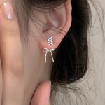 Elegantsed vibu h&otilde;bedased k&otilde;rvar&otilde;ngad naistele Twist Stud k&otilde;rvar&otilde;ngad augustamise tarvikud Ehted