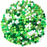 500 tk 0,39-tollist pom pommi, mis sobib isetegemiseks kunsti tegemiseks 500pcs roheline