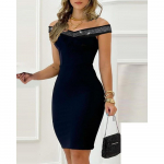 Naiste suvine varrukateta Deep V Neck Club Party Bodycon seljata l&otilde;hikuga minikleit L