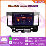 10-tolline Android Carplay Mitsubishi Lancer 2008-2015 autoraadio Multimeedia videopleier GPS-navigatsioon WIFI 2+32GB 2+32GB