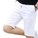 Meeste vabaaja l&uuml;hikesed p&uuml;ksid elastsed n&ouml;&ouml;riga v&ouml;&ouml;taskud vabaaja l&uuml;hikesed p&uuml;ksid &uuml;hev&auml;rvilised sirge jala p&otilde;lvedeni l&uuml;hikesed p&uuml;ksid t&auml;navar&otilde;ivad L valge