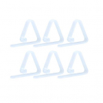 6 tk laudlina klamber korduvkasutatav Mugav, vastupidav kolmnurkne laudlina klambrite hoidik Kodutarbed 6pcs