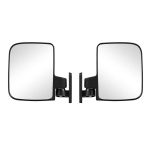 2tk Universaalsed Golfiauto K&uuml;lgpeeglid Tahavaatepeeglid Golfik&auml;rude Peeglid EzGo Club Car Yamaha Moveland RHOX Stiilis Tarvikud .Black white