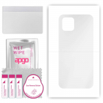 apgo Ultra Clear Protective Skin Sticker for the back compatible with Samsung Galaxy A03, Wrap Film, Hydrogel Film, Flexible, Soft TPU with positionin