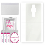 apgo MATTE Protective Skin Sticker for the back compatible with Sony Xperia PRO, Wrap Film, Hydrogel Film, Flexible, Soft TPU with positioning layer e