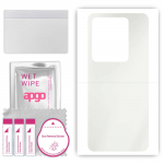 apgo MATTE Protective Skin Sticker for the back compatible with Infinix Note 30 5G, Wrap Film, Hydrogel Film, Flexible, Soft TPU with positioning laye