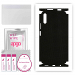 apgo Protective Skin Sticker for the back+sides compatible with Honor 9X, Full Wrap Film, Foil, Vinyl - Pattern Matrix