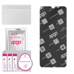 apgo MATTE Hybrid protective glass compatible with Oppo A1k, flexible nano glass, great replacement for tempered glass, scratch-resistant, full glue