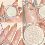 Laying Silkworm Contouring Eyeshadow palette Fine Shimmer Pearl Natural Highlight Brightening Eyeshadow tray Waterproof non-smudding lasting makeup