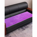 Four Seasons universaalne pl&uuml;&uuml;sist nahast diivanipadi kontoripadi kristall sametist istmepadi Lihtne &uuml;hev&auml;rviline libisemiskindel padi 60*220cm lilla