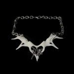 K&uuml;berpunk Skeleton Cosplay kaelakee Unisex sulamist kett Choker liblikas ripats ehted gooti punk hip-popi aksessuaaride rekvisiidid kingitus