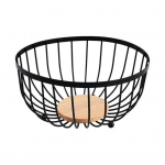 Metallist traadist puuviljakorv Suured &uuml;mmargused korvid leiva jaoks Moodne puuviljakauss K&ouml;&ouml;k leti juurviljaaluse hoidik suupistete jaoks