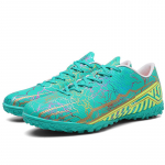 Jalgpallisaapad L&uuml;hikese k&uuml;&uuml;nega Kummist TF Kunstmuru Professionaalsed Suured Laste Jalgpallijalatsid Meeste Madalad Suured Treeningjalatsid 32 valge