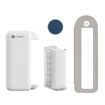 EVEBOT PrintPods k&auml;siprinter Mini kaasaskantav tindiprinteri t&auml;toveeringuprinter nahas&otilde;braliku tumesinise v&auml;rviga tumesinine v&auml;rv