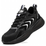 Peegeldavad h&auml;vimatud turvajalatsid Meeste t&ouml;&ouml;tossud Kerged turvasaapad Meeste torkekindlad t&ouml;&ouml;saapad Terasest ninakingad 36 must