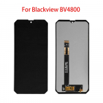 LCD-ekraan Blackview BV4800 BV6200 Pro jaoks LCD-ekraan Puuteekraan Digitizer T&auml;ielik kokkupanek Asendus BV4800 must