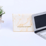 11,2 x 9,5 cm Marbleeriseeriv krediitkaartide kott &uuml;mbris&uuml;mbris PU-nahast &auml;ri ID-kaardi hoidik kott Vaktsineerimissertifikaat hall