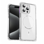 &Otilde;hkpadjaga p&otilde;rutuskindel l&auml;bipaistev magnetiline telefonikott iPhone 15 Pro Max 14 Plus 13 12 11Pro Max jaoks, Magsafe kaitsekate For iPhone15 Pro Max roosa