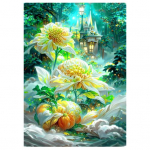 1 komplekt Rhinestone'i maalimise komplekt Suurep&auml;rane t&ouml;&ouml;tlus Unen&auml;oline haldjapilt koduseina kaunistamiseks D